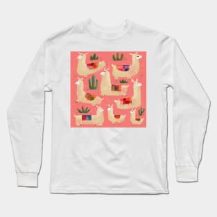 Llamas Long Sleeve T-Shirt